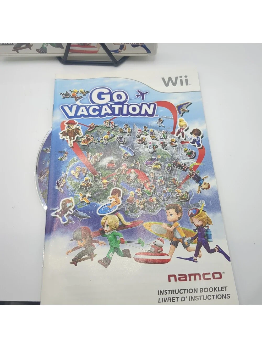 Go Vacation (Nintendo Wii, 2011) - Complete - Manual Damaged